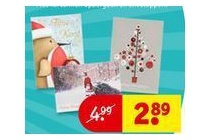 folie en glitter kerstkaarten