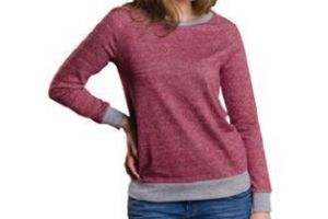 sweater met ronde hals
