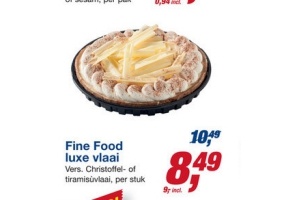 fine food luxe vlaai