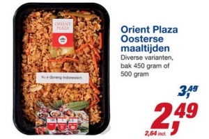 orient plaza oosterse maaltijden