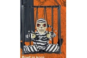 boef in kooi met sensor
