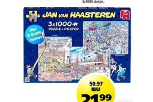 jan van haasteren puzzel 3x1000 stukjes