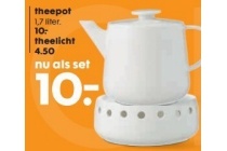 theepot en theelicht