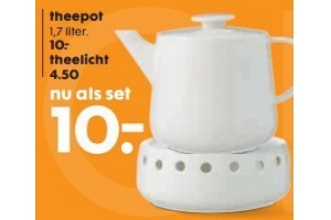 theepot en theelicht