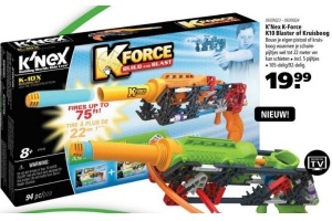 k nex k force k10 blaster of kruisboog