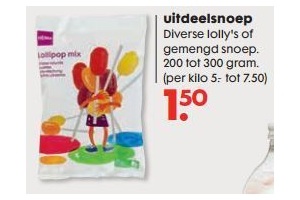 uitdeelsnoep