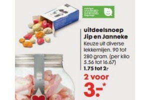 uitdeelsnoep jip en janneke
