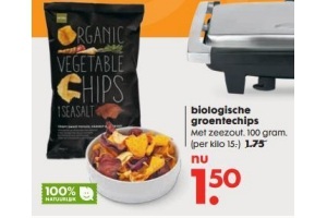 biologische groentechips
