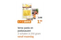 verse pasta en pastasauzen