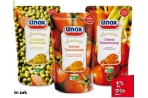 unox soep in zak