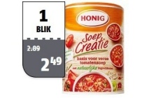 honig soep creatie tomaat