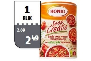 honig soep creatie tomaat