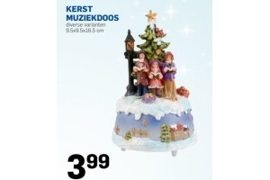 kerst muziekdoos