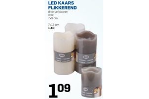 led kaars flikkerend