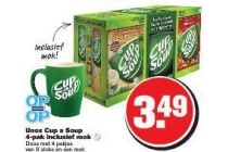 unox cup a soup 4 pack inclusief mok
