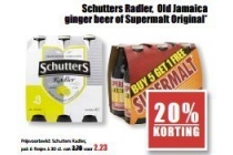 schutters radler old jamaica ginger beer of supermalt original