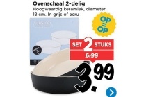 ovenschaal 2 delig