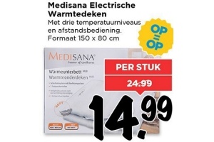 medisana elektrische warmtedeken