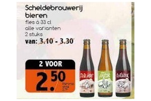 scheldebrouwerij bieren