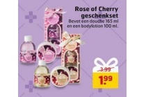 rose of cherry geschenkset