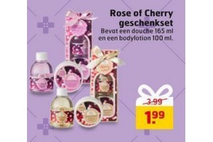 rose of cherry geschenkset