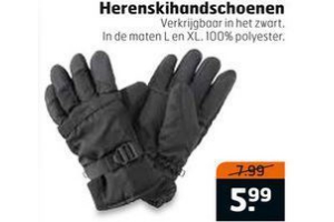 herenskihandschoenen