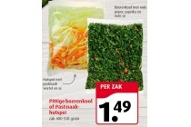 pittige boerenkool of pastinaak hutspot