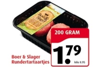 boer en amp slager rundertartaartjes