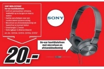 sony mdr zx310ap on ear hoofdtelefoon