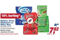 balisto dove maltesers of milky way