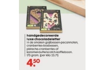 handgedecoreerde luxe chocoladeletter