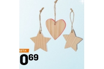 houten kerst ornamenten