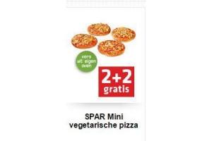 spar mini vegetarische pizza