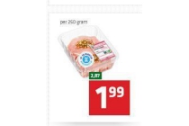 spar gevulde varkensfiletlapjes