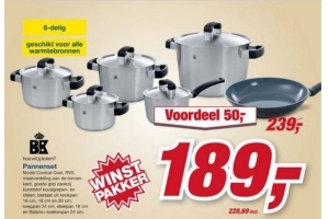 Vooruitzien Vlak ontbijt BK Pannenset voor €189,- - Beste.nl