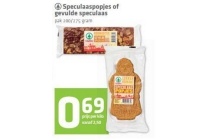 speculaaspopjes of gevulde speculaas