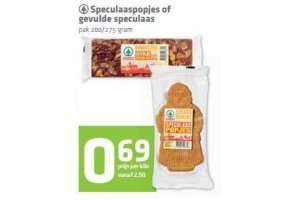 speculaaspopjes of gevulde speculaas