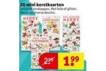 mini kerstkaarten