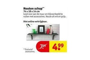 houten schap