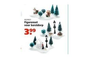 figurenset voor kerstdorp