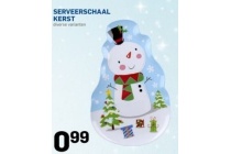 serveerschaal kerst