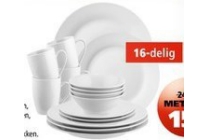 16 delig servies