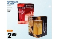 witte wijn glazen