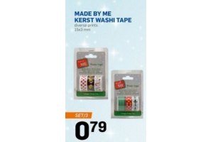 kerst washi tape