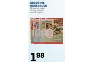 decotime kerstboek