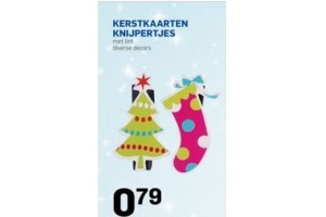 kerstkaarten knijpertjes