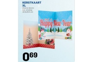 kerstkaart xl