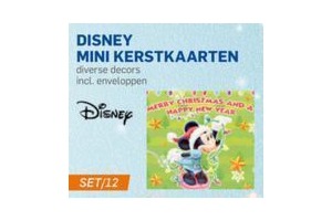 disney mini kerstkaarten