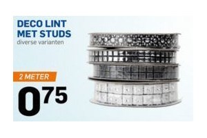 deco lint met studs