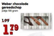 weber chocolade gereedschap